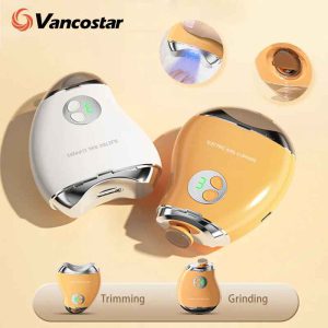 Electric 2-in-1 Nail Clipper & Trimmer – 3-Speed Nail Polisher with LED Display, Debris Storage & Mini Auto Cutter for Baby & Seniors